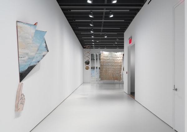 Installation views of the many sculptural works in Richard Hughes' solo exhibition at the gallery.