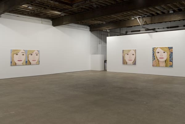 Installation view of Brian Calvin's third solo show at Anton Kern Gallery.