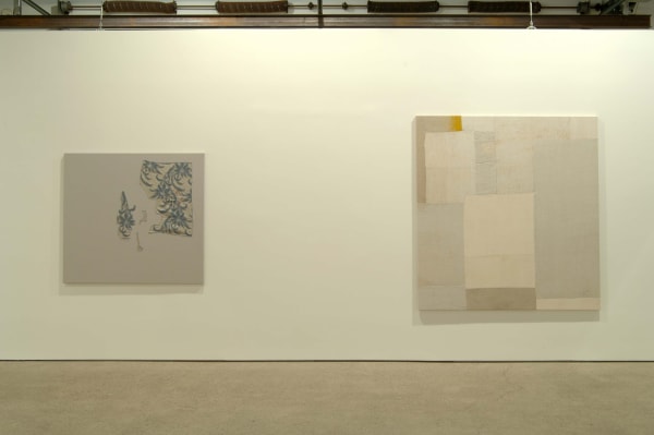 Installation of Sergej Jensen's first solo show in New York.