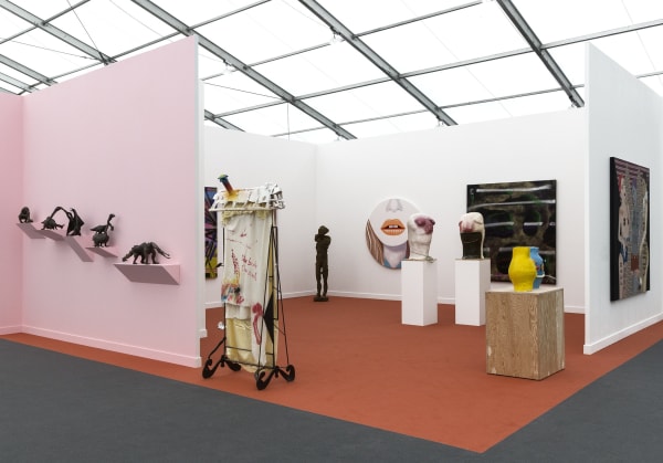 Installation view of Frieze NY 2017. Entrance into booth.