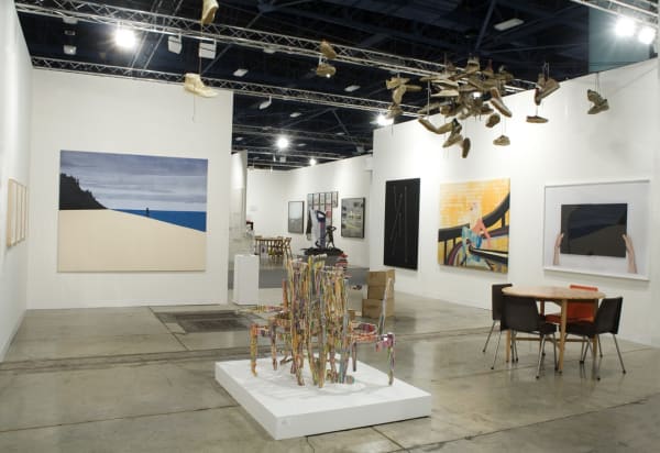 Installation view of the Anton Kern booth at Art Basel Miami 2011.