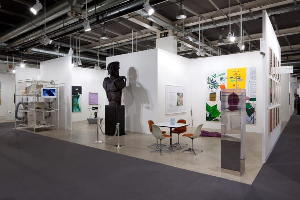 Installation view of the Anton Kern Booth at Basel 2011.