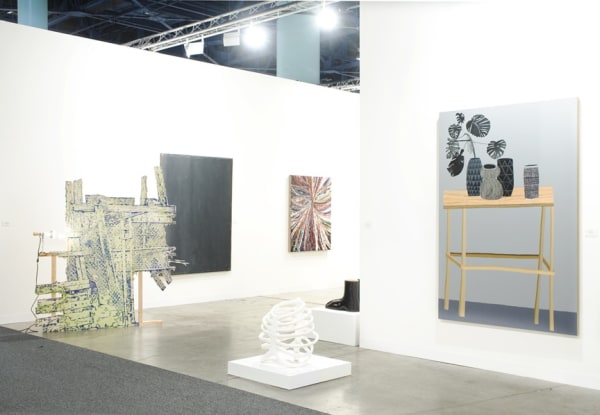 Installation view of the Anton Kern booth at Art Basel Miami 2010.