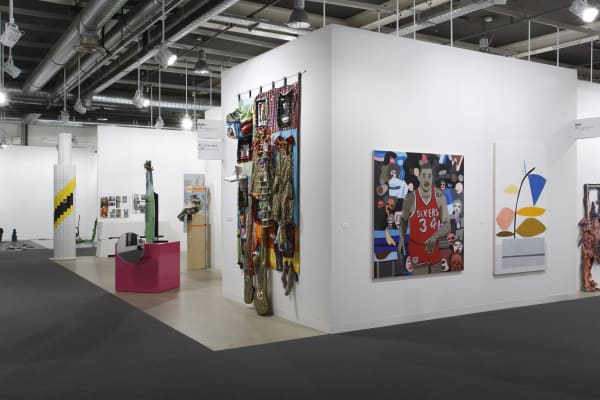 Installation view of the Anton Kern booth at Basel 2009.