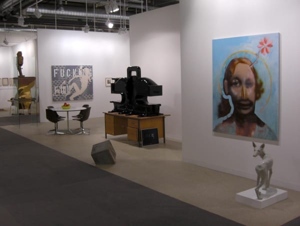Installation view of the AKG booth at Basel 2008.