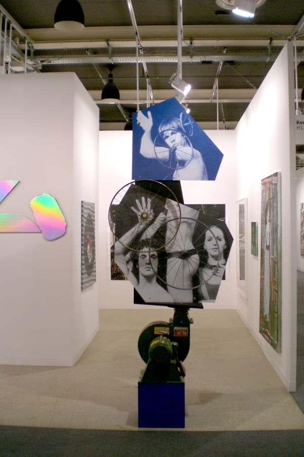 Installation view of the AKG booth at Basel 2007. Detail of Lothar Hempel's work.