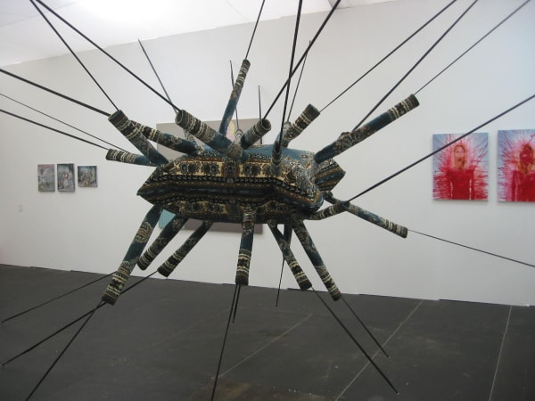 Installation view of the Anton Kern Booth at Frieze London 2006. Some works featured.