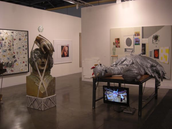 Installation view of the AKG booth at Art Basel Miami 2009.