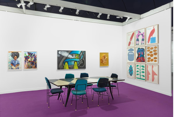 Some works featured at FIAC Booth.