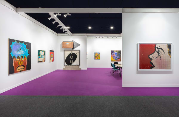 Installation view of FIAC booth.
