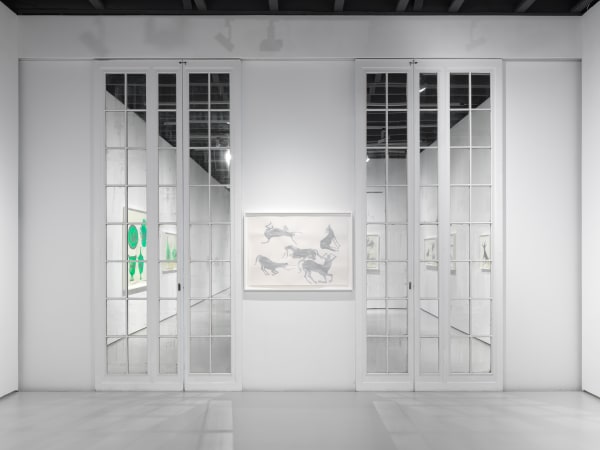 Second floor mirrors.