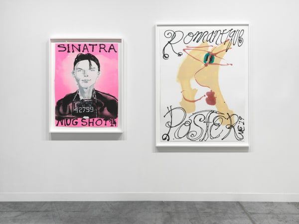 Installation view of day three at Art Basel Miami. Nicole Eisenman featured.