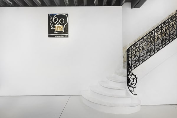 Installation view at entrance.