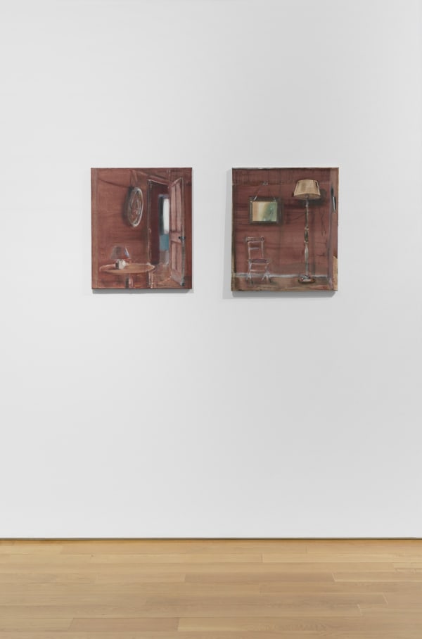 Installation view #9 of Merlin James "Far and Near" at Anton Kern Gallery