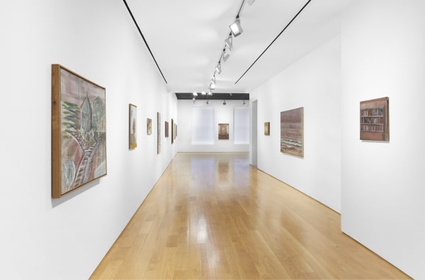 Installation view #7 of Merlin James "Far and Near" at Anton Kern Gallery