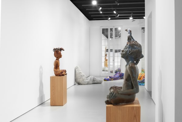 Installation shot 2 Paweł Althamer: Polish Sculpture at Anton Kern Gallery