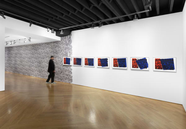 Installation shot 1 for Marcel Odenbach at Anton Kern Gallery