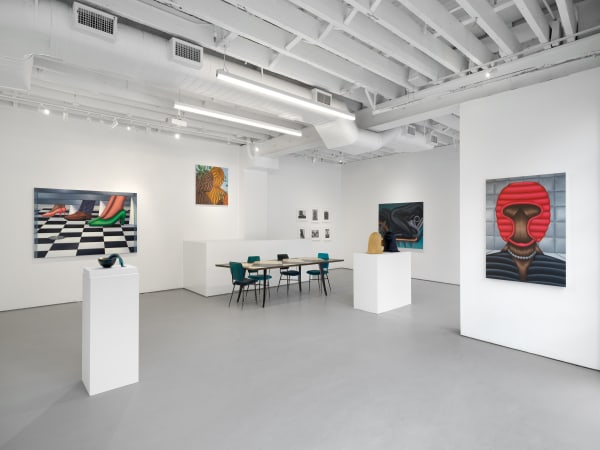 Julie's exhibition downtown at 198 Allen Street. Initially conceived as a solo booth at FIAC.