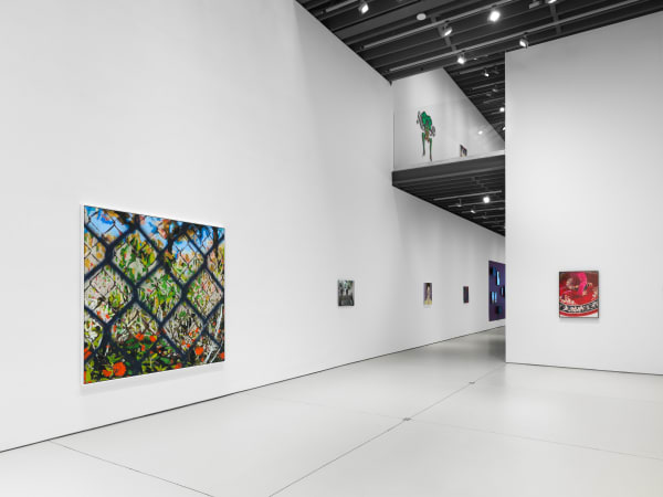 Installation view of "11".a group exhibition of artists at the gallery. Smith's work alongside many other pieces in the show.