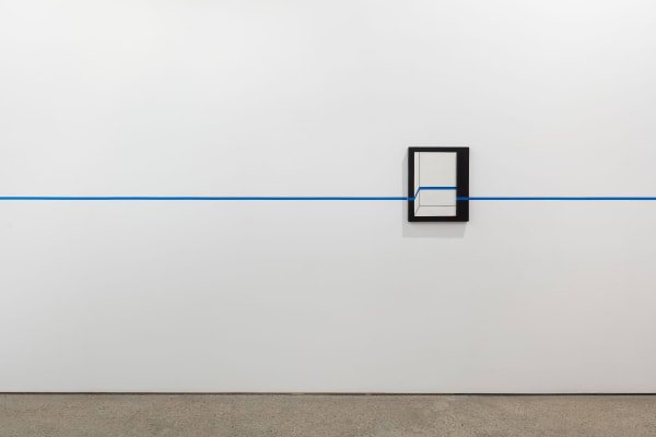 Installation view of Implosion, a 20 year anniversary show featuring all 28 artists on the Anton Kern Gallery roster. Work by Edward Krasiski.