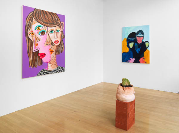 Brian Calvin Marcus Jahmal curated by Chris Martin, WINDOW, 91 Walker Street New York, NY (corner of Walker and Lafayette...