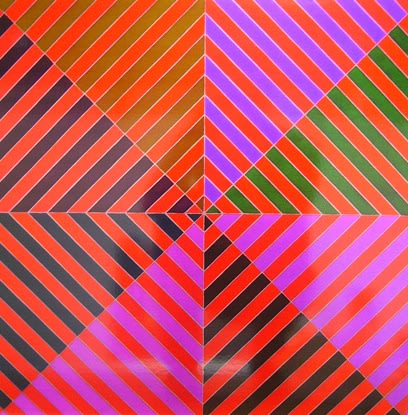 Detail view of Lothar Hempel's work.