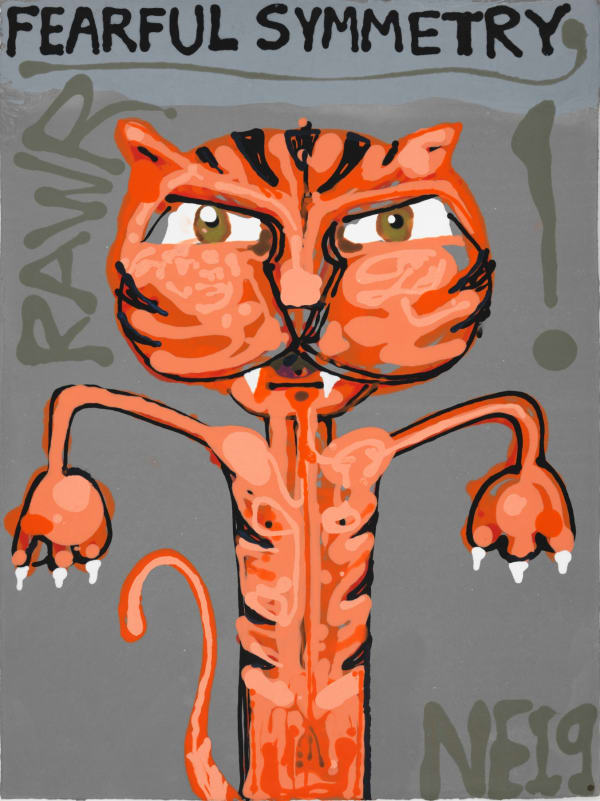 Nicole Eisenman: Fearful Symmetry, 2019. Detail of Esienman's work.