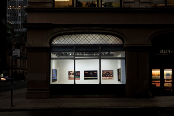 Leo Mock: 'There are kisses left undelivered', WINDOW, 91 Walker Street New York, NY (corner of Walker and Lafayette Street)