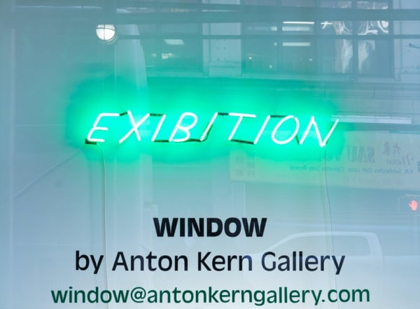 John Bock and David Shrigley, WINDOW, 91 Walker Street New York, NY (corner of Walker and Lafayette Street)