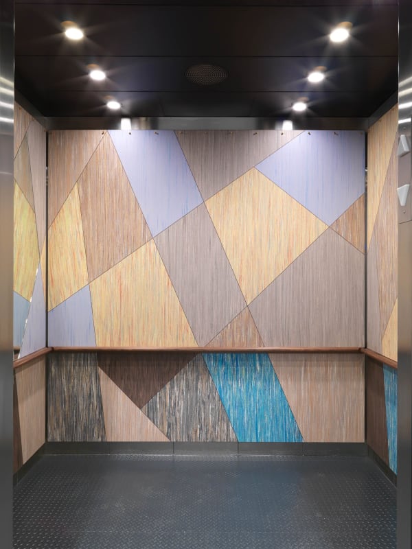 Elevator, Martino Gamper Permanent Installation at 16 East 55th Street