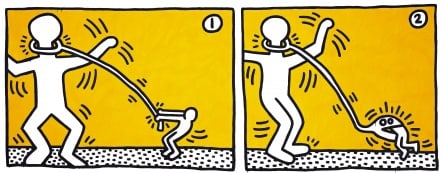 KEITH HARING, UNTITLED, OCTOBER 31. 1984