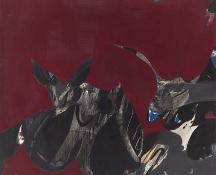 RYU HEEYOUNG, PAINTING OF THE HUNTING, 1977