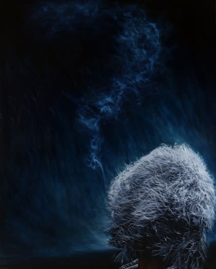 KONG SUNGHUN, WHITE HAIR AND SMOKE, 2014