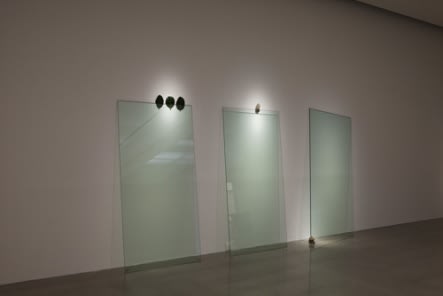 Glass And Leaf And Glass And Stone I And Glass And Stone Iii I Ii 2015 1976 210 H X100X20Cm 220 H X120X20Cm 201 H X100X20Cm