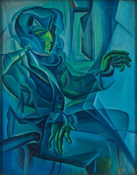 Self Portrait In The Mirror 1973 Oil On Canvas 91X72 5Cm