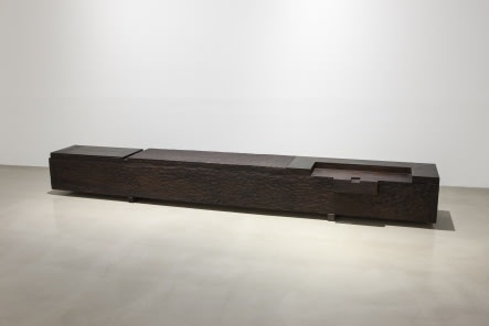 Metaphor 2010 Wood And Steel 43 H X47X400Cm