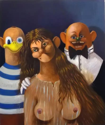 GEORGE CONDO, THE ARRIVAL, 2009