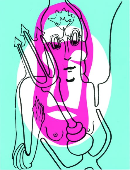 SIGMAR POLKE, VOLLMOND IM WIDDER (FULL MOON IN ARIES)