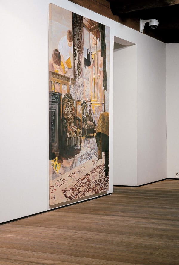 Gothic Sand Castle 2007 Oil On Canvas 200 162Cm Installation View At Arario Gallery Seoul 2008