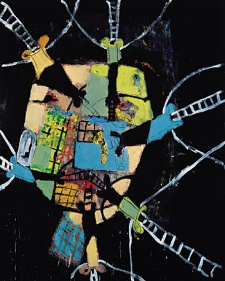 MARKUS LÜPERTZ, MEN WITHOUT WOMEN, PARSIFAL, 1995