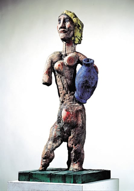 MARKUS LÜPERTZ, WOMAN WITH JUG, 1995
