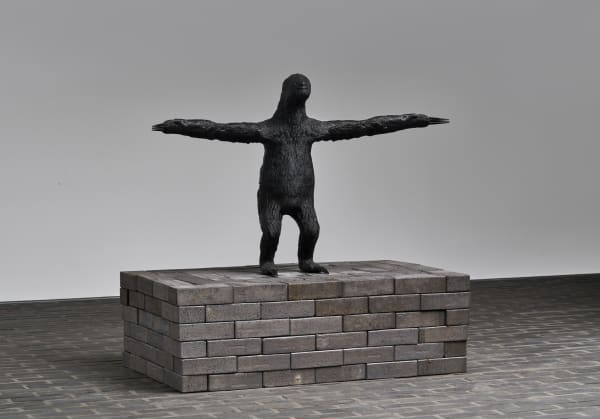 Sloth On The Asphalt 2024 3D 3D Print 70 X 107 X 33 Cm 2