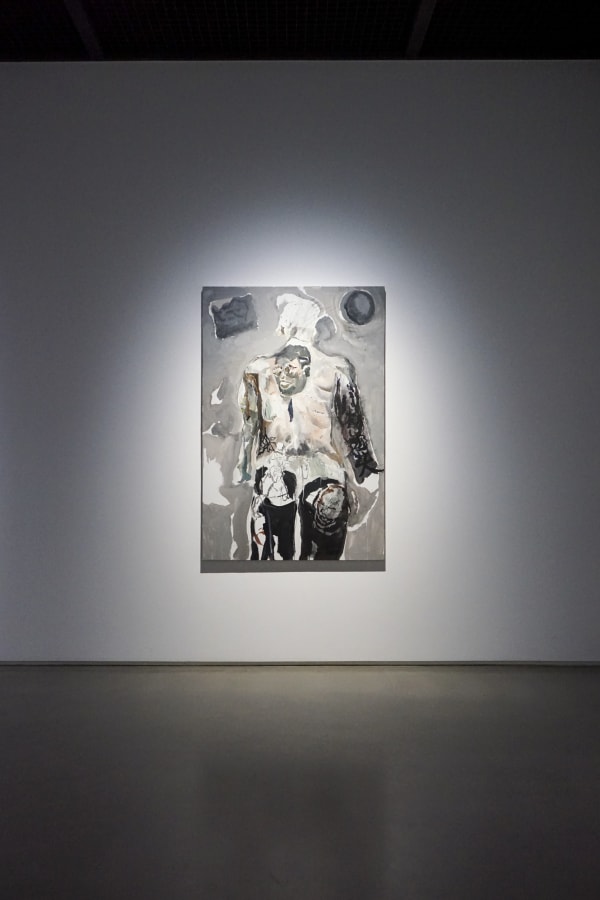 Zhu Xiangmin The Sailor No 2 2017 Charcoal Pencil And Oil On Canvas 100 X 150 Cm