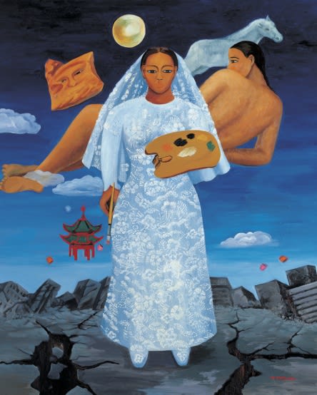 Even If The Earth Falls Tomorrow 1995 Oil On Canvas 160X130Cm