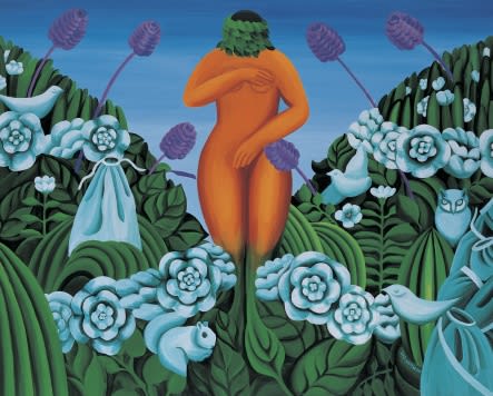 Born In A Forest 2004 Oil On Canvas 130X162Cm