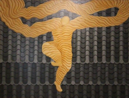 Giwa And Dance 2012 Oil On Canvas 190 9X259Cm