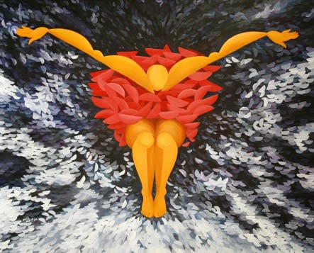 Homage To Pina Bausch 2012 Oil On Canvas 162 2X130 3Cm