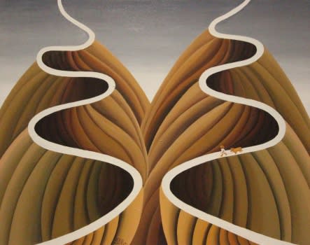 Limited Road 2000 Oil On Canvas 73X90 5Cm