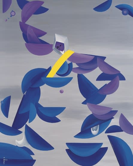 The Buddhist Dance 2005 Oil On Canvas 162X130Cm