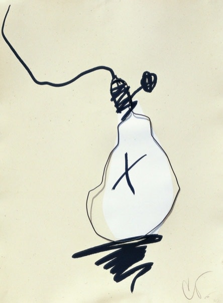 CLAES OLDENBURG, HARD TIMES BULB - DAY, 1995